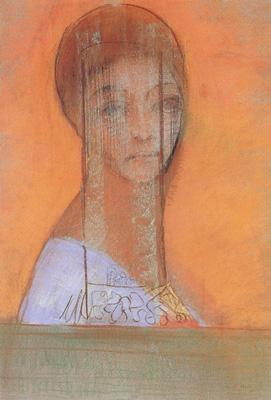 Odilon Redon Veiled Woman (mk19) Sweden oil painting art